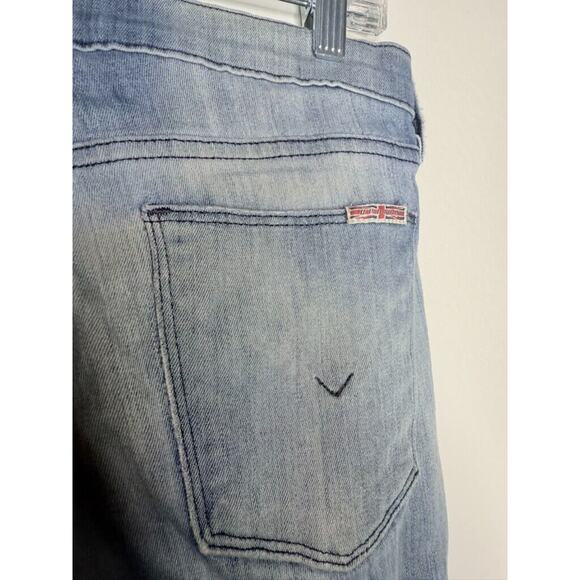 Hudson Y2K Krista Super Skinny Jeans Women 30x31 Blue Distressed USA Mid-Rise - Picture 8 of 10